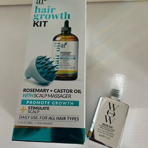 NWT Hair Growth Kit with Scalp Massager and hair dream coat wow